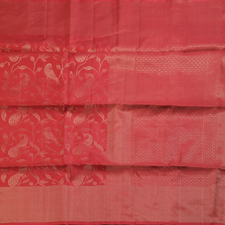 Hayagrivas Glorious Red Handloom Soft Silk Saree BBD752H8-2