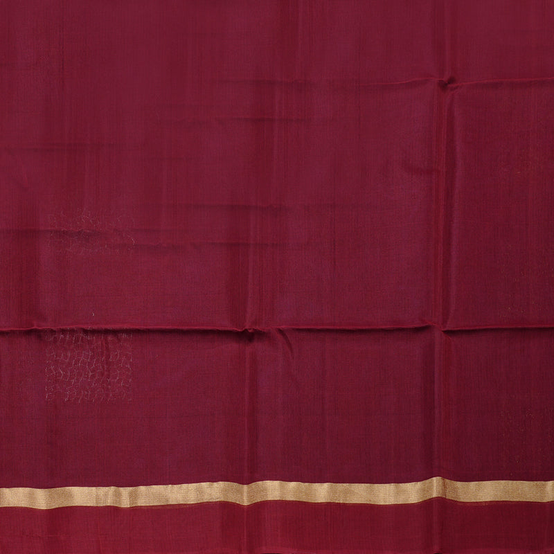 Hayagrivas Handloom Kora Silk Cotton Saree in Magical Dark Blue BBD756H2-25
