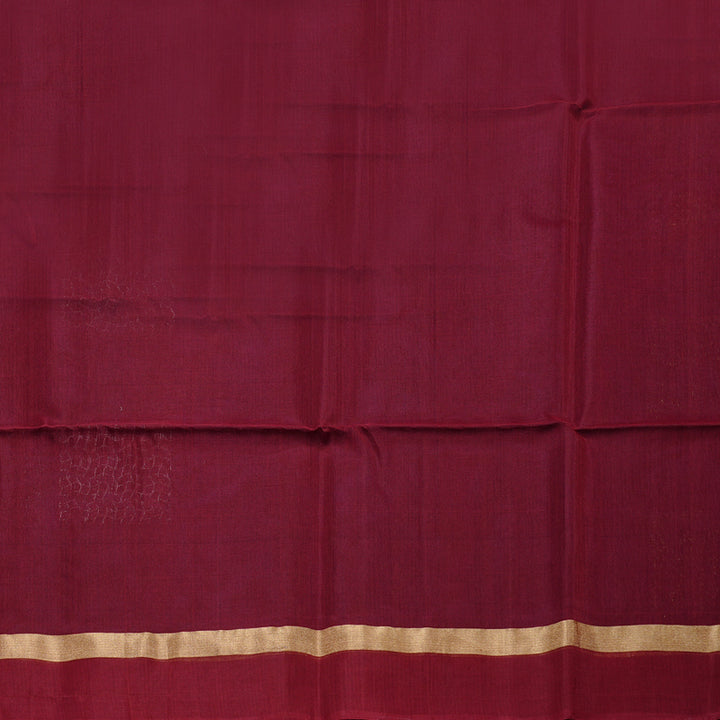 Hayagrivas Handloom Kora Silk Cotton Saree in Magical Dark Blue BBD756H2-25