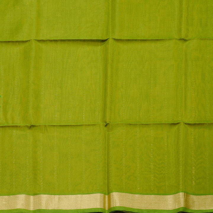 Hayagrivas Handloom Kora Silk Cotton Saree in Serene Dark Mustard BBD756H2-3