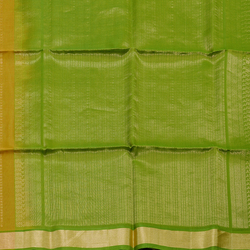 Hayagrivas Handloom Kora Silk Cotton Saree in Serene Dark Mustard BBD756H2-3