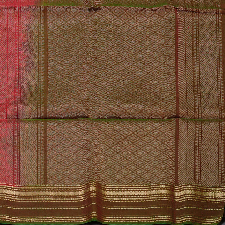 Hayagrivas Handloom Kora Silk Cotton Saree in Royal Maroon BBD756H3-7