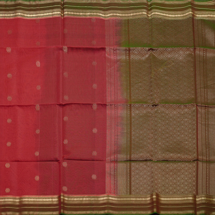 Hayagrivas Handloom Kora Silk Cotton Saree in Royal Maroon BBD756H3-7