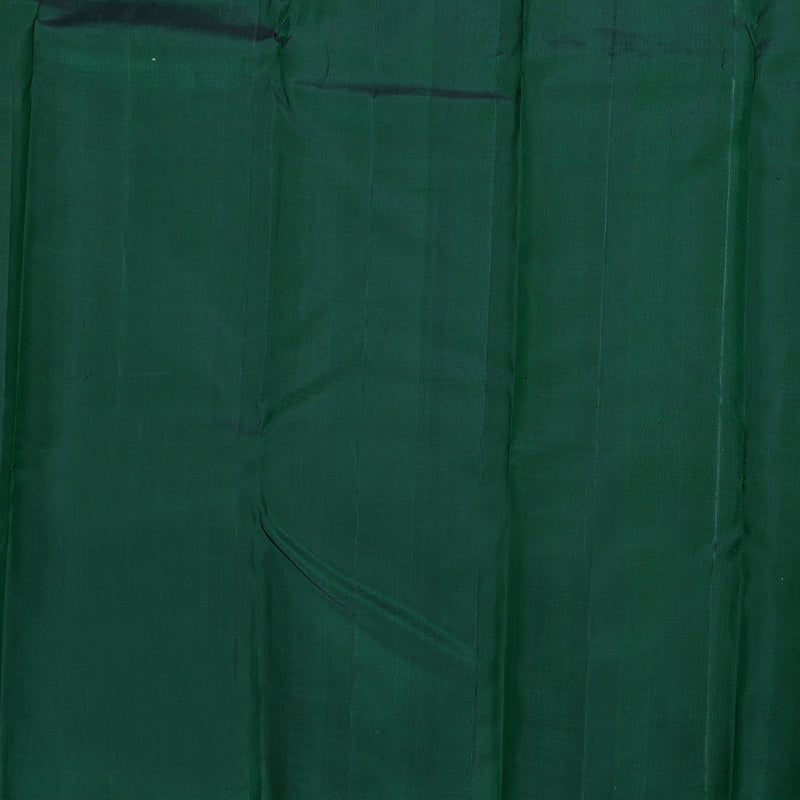 Hayagrivas Bottle Green Kanjivaram Silk Saree with Bottle Green Border - BBD765H6-1