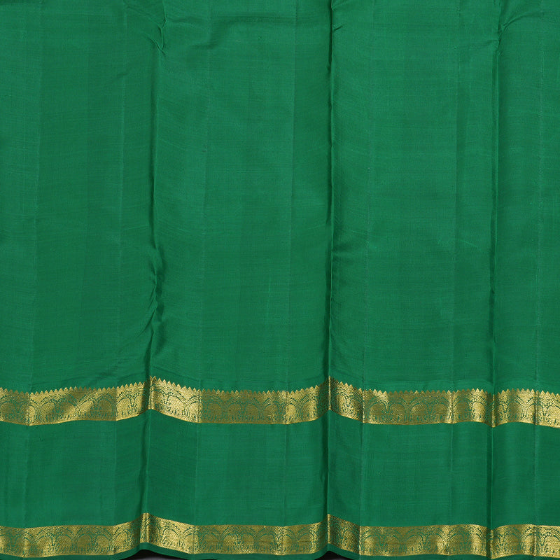 Hayagrivas Maroon Kanjivaram Silk Saree with Green Border BBD768H4-1