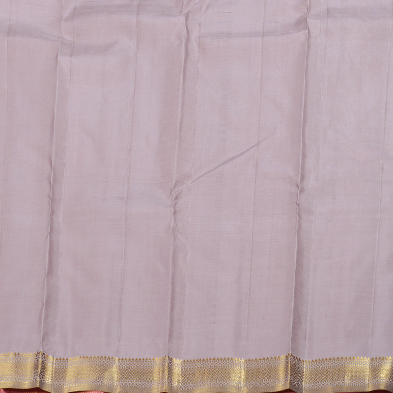 Hayagrivas Peach Pink Kanjivaram Silk Saree with Peach Pink Border BBD768H5-1