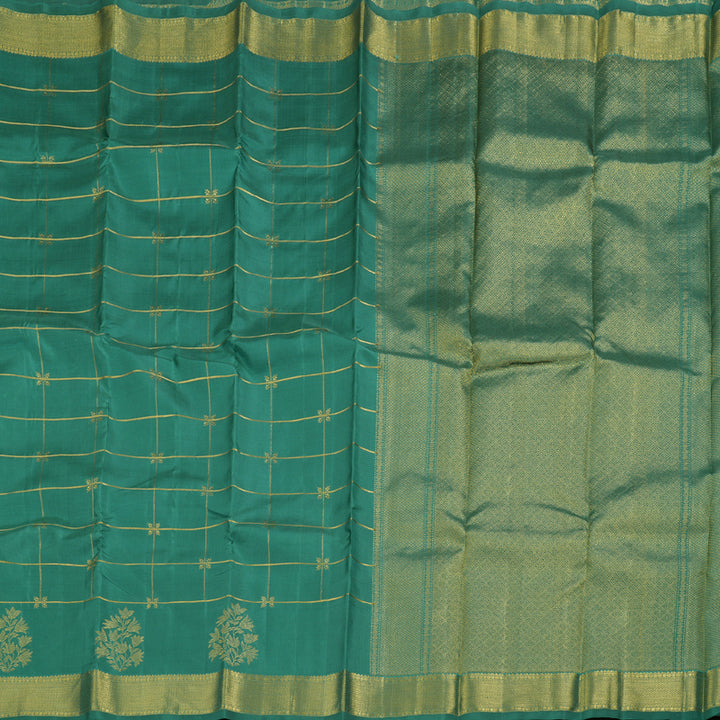 Hayagrivas Sage Green Kanjivaram Silk Saree BBD769H6-1