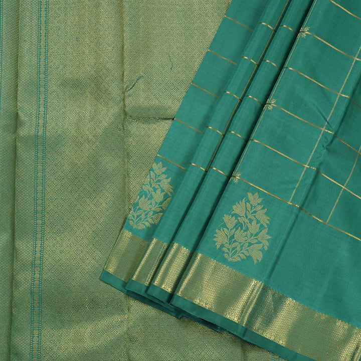 Hayagrivas Sage Green Kanjivaram Silk Saree BBD769H6-1