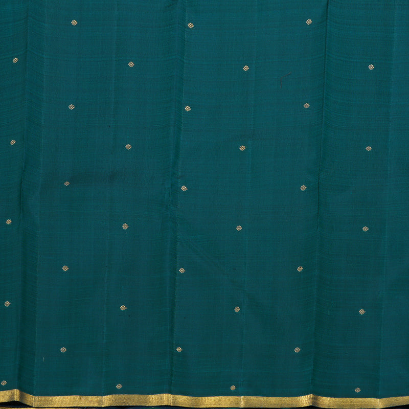 Hayagrivas Emerald Green Kanjivaram Silk Saree BBD772H1-1