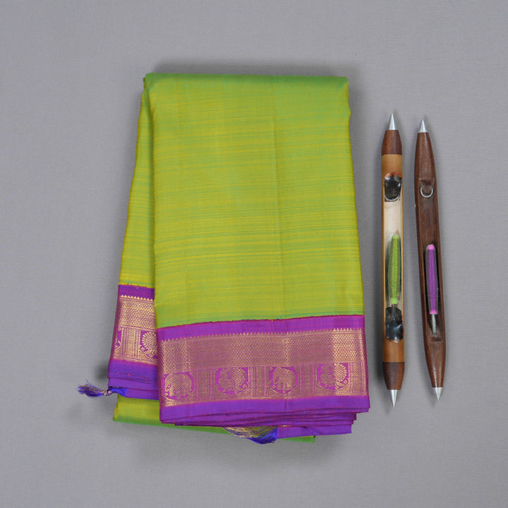 Hayagrivas Handloom Kanjivaram Korvai Silk Saree KBD1691A10-1