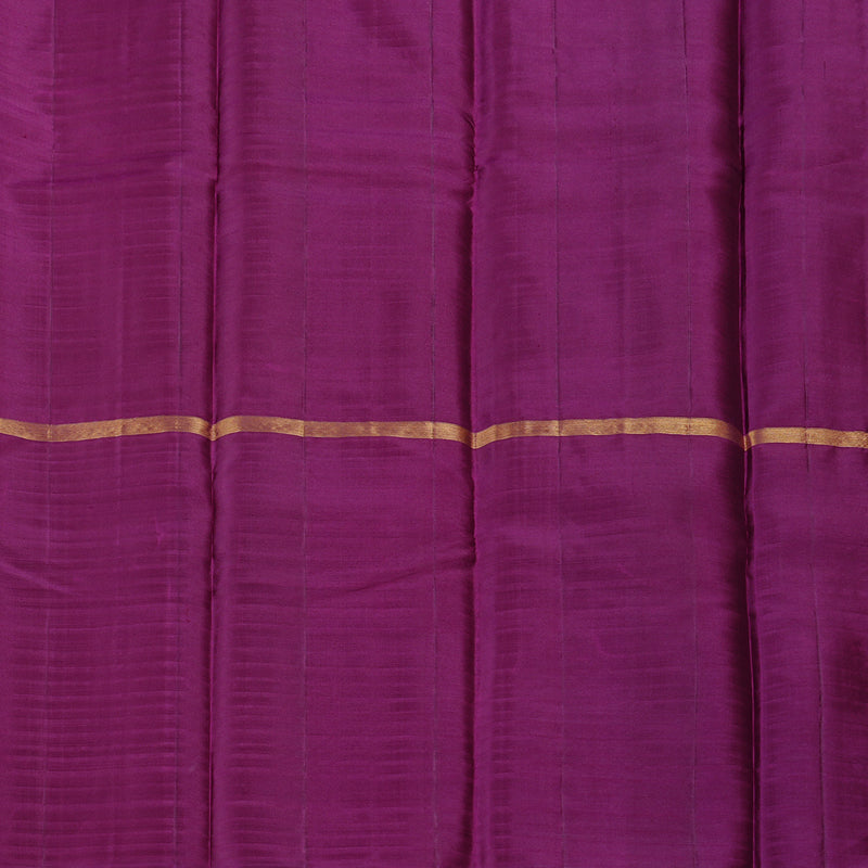 Hayagrivas Handloom Kanjivaram Silk Saree in Enchanting Muppagm (Light Peach, Ash Grey and Purple) BBD775H2-4
