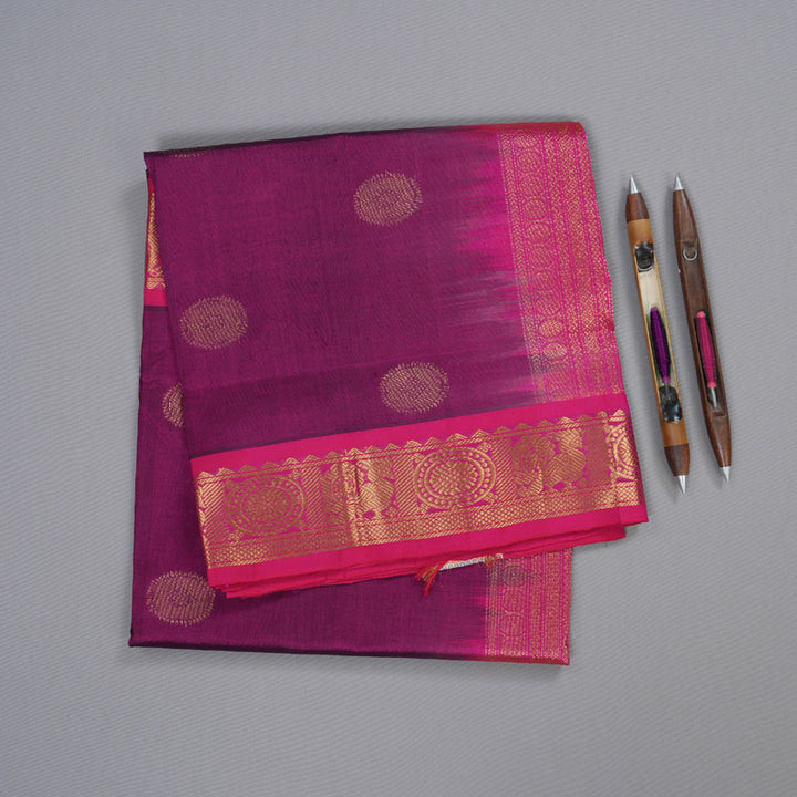 Hayagrivas Handloom Silk Cotton Saree BBD782H8-1