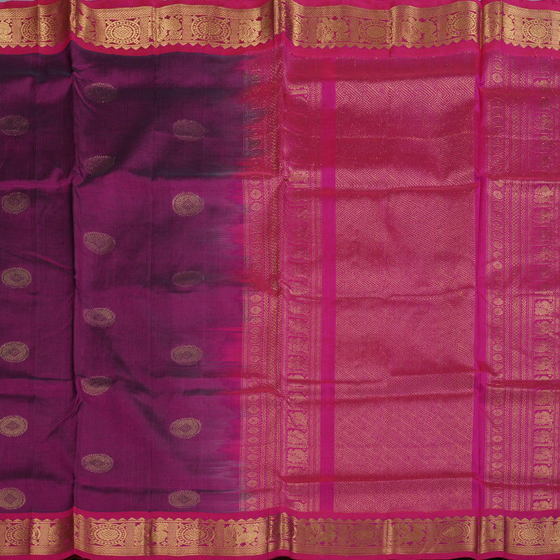 Hayagrivas Handloom Silk Cotton Saree BBD782H8-1