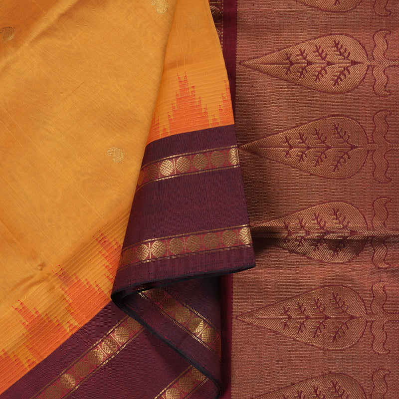 Hayagrivas Temple Border Silk Cotton Saree BBD783H13-3