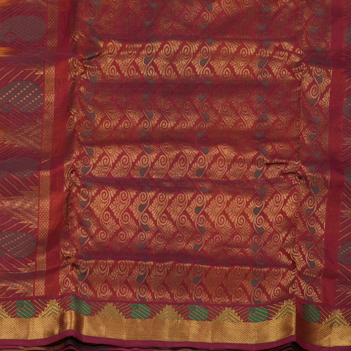 Hayagrivas Handloom Ten Yards Silk Cotton Saree BBD784H4-1