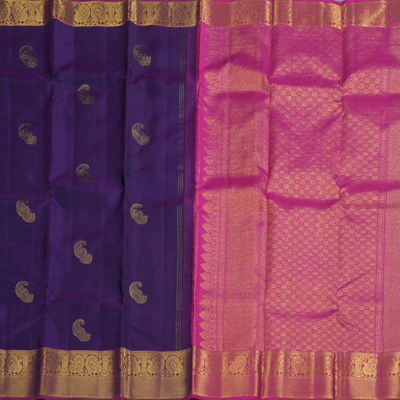 Hayagrivas Handloom Pure Kanjivaram Silk Saree BBD786H3-5