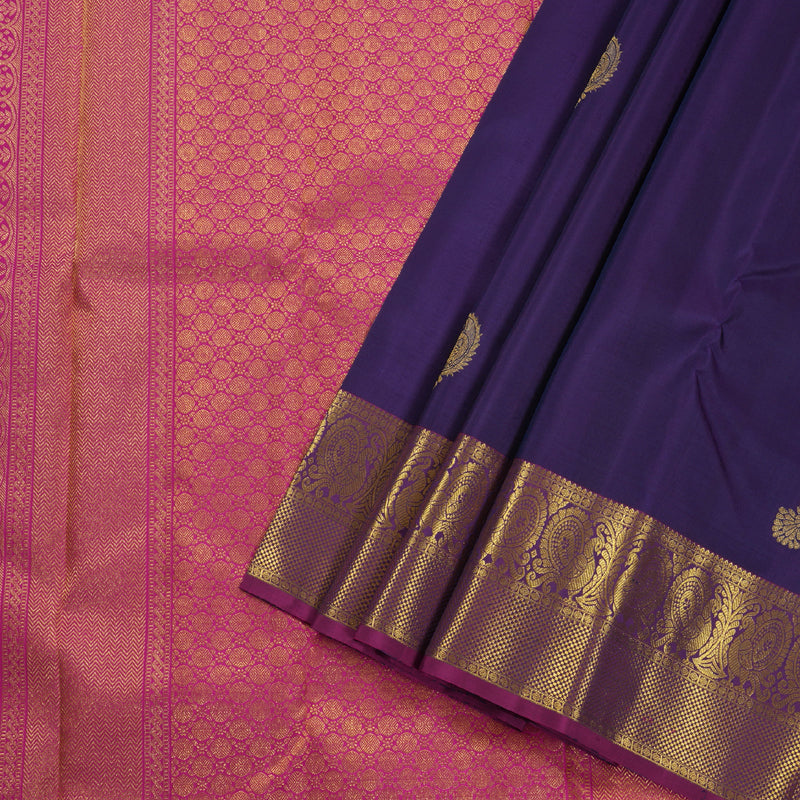 Hayagrivas Handloom Pure Kanjivaram Silk Saree BBD786H3-5