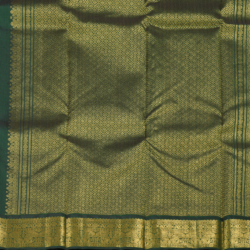 Hayagrivas Handloom Kanjivaram Silk Saree in Enchanting Light Peach BBD787H2-1