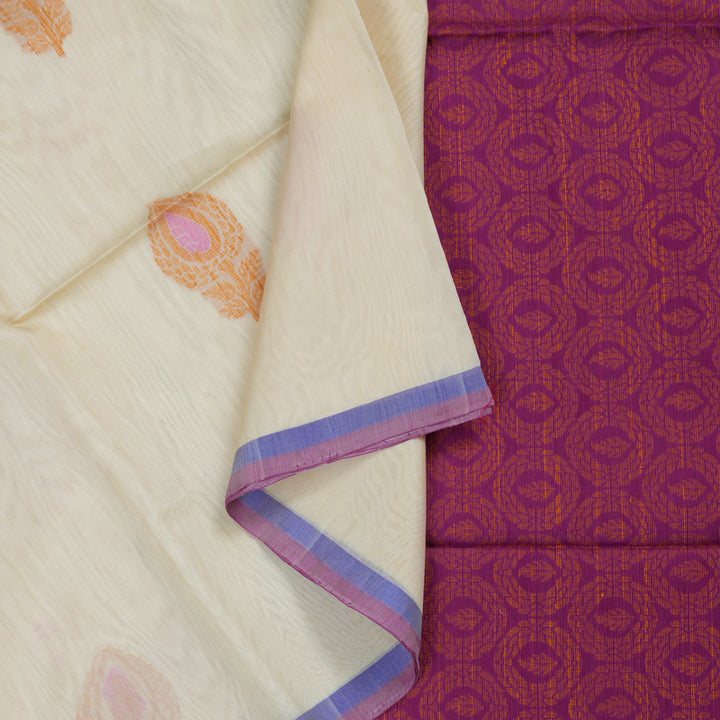 Hayagrivas Handloom Kora Silk Cotton Saree BBD788H2-49