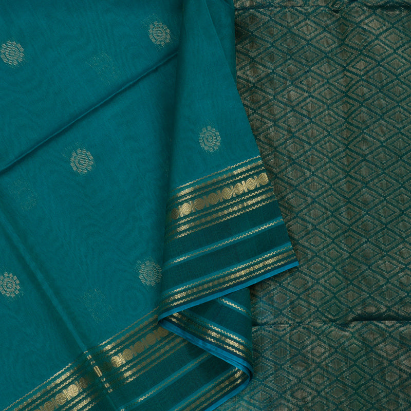 Hayagrivas Handloom Kora Silk Cotton Saree BBD788H2-10