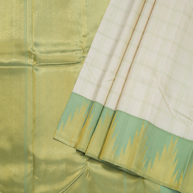 Hayagrivas Handloom Korvai Temple Border Kanjivaram Silk Saree BBD793H2-1