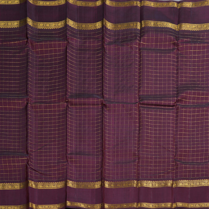 Hayagrivas Handloom Jarigai Checks Kanjivaram Saree BBD793H3-1