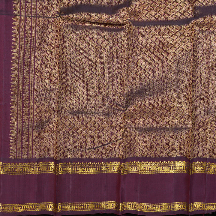 Hayagrivas Handloom Jarigai Checks Kanjivaram Saree BBD793H3-1