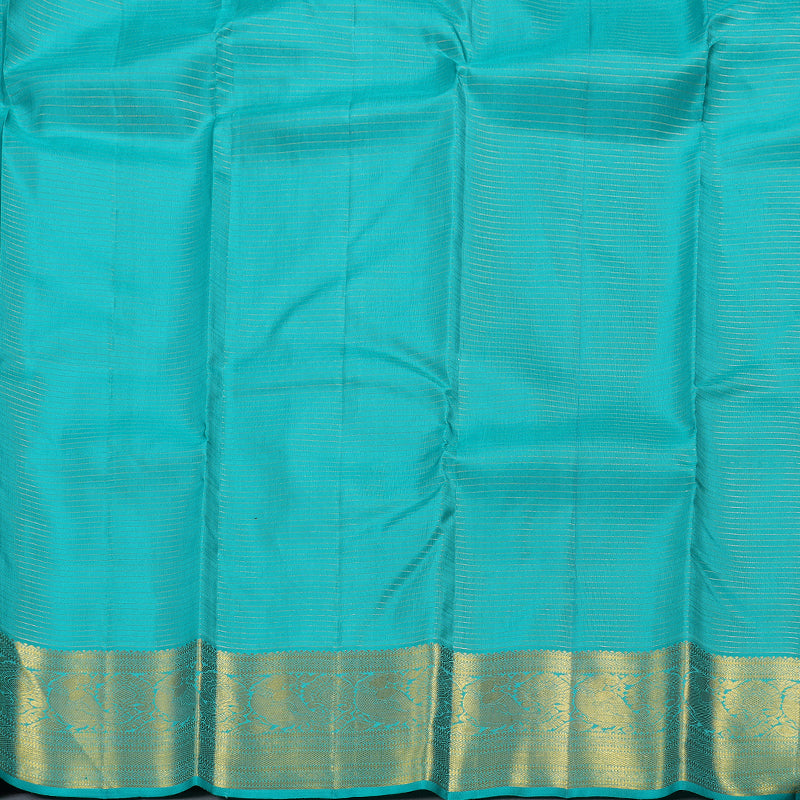 Hayagrivas Blue Kanjivaram Silk Saree BBD794H12-1