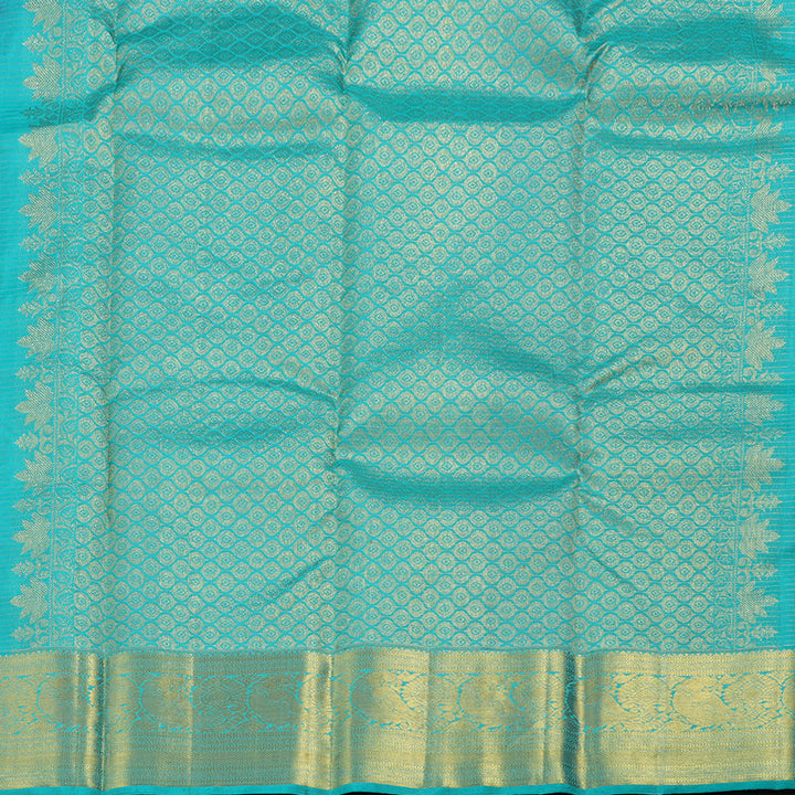 Hayagrivas Blue Kanjivaram Silk Saree BBD794H12-1