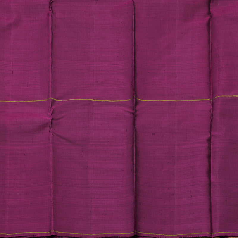 Hayagrivas Handloom Mustard, Black & Wine Purple (Mubhagam) Kanjivaram Silk Saree with Wine Purple Border BBD811I1-1