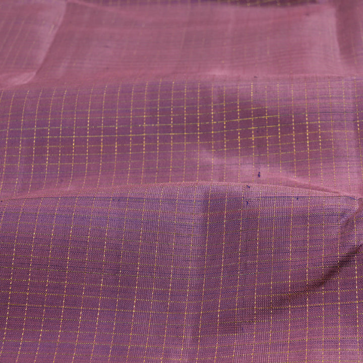 Hayagrivas Purple Kanjivaram Silk Saree with Blue Border BBD814I4-1