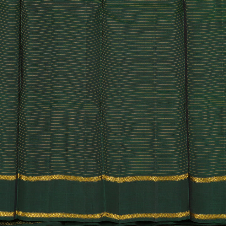 Hayagrivas Handloom Wine Purple Kanjivaram Silk Saree with Karum Pachai Border BBD818I4-3