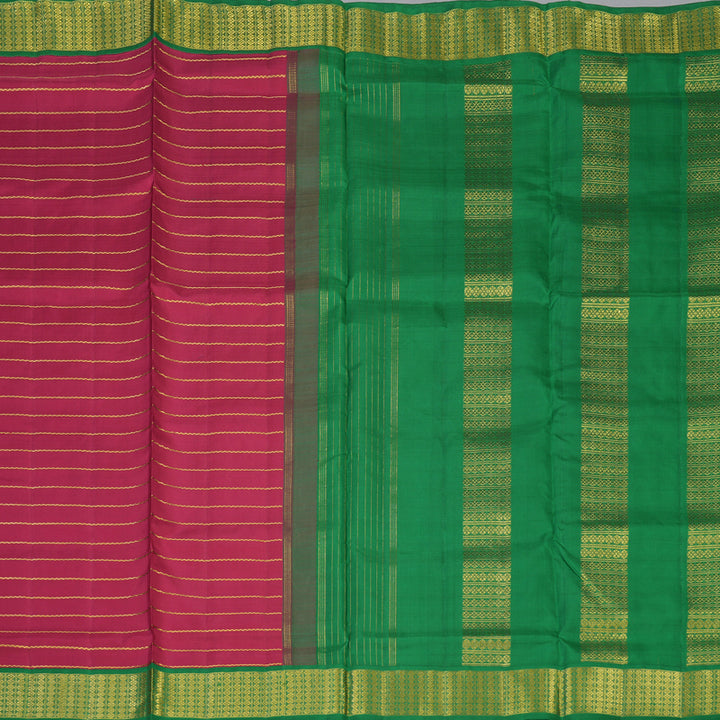 Hayagrivas Handloom Maroon Ten Yards Silk Madisar BBD819I10-1