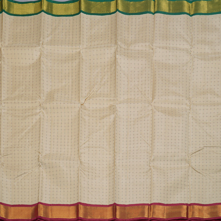 Hayagrivas Handloom Ganga Jamuna Kanjivaram Silk Saree BBD819I9-1