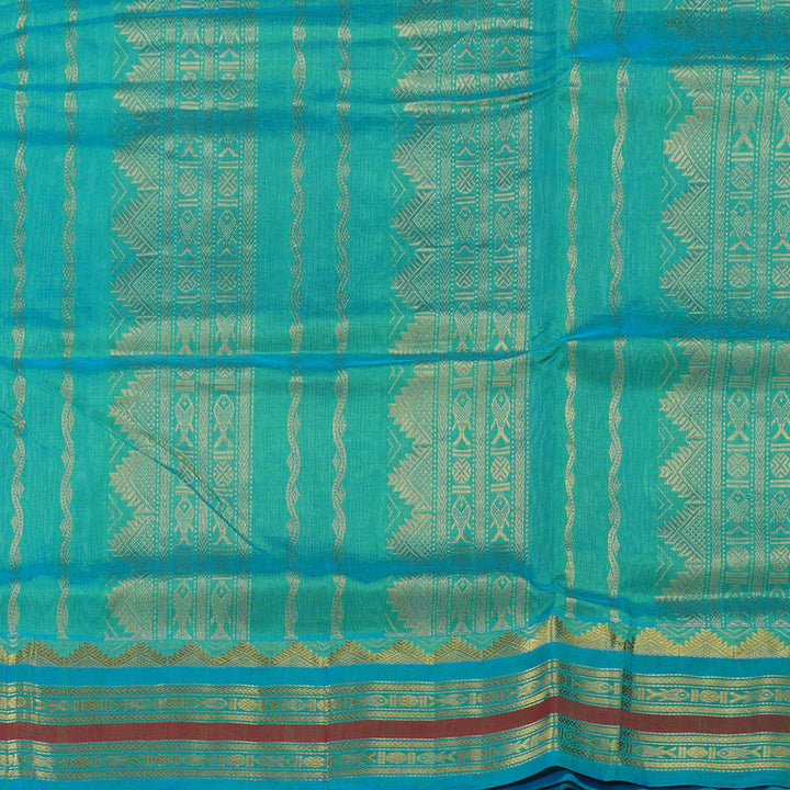 Hayagrivas Handloom Ganga Jamuna Silk Cotton Saree BBD821I1-2