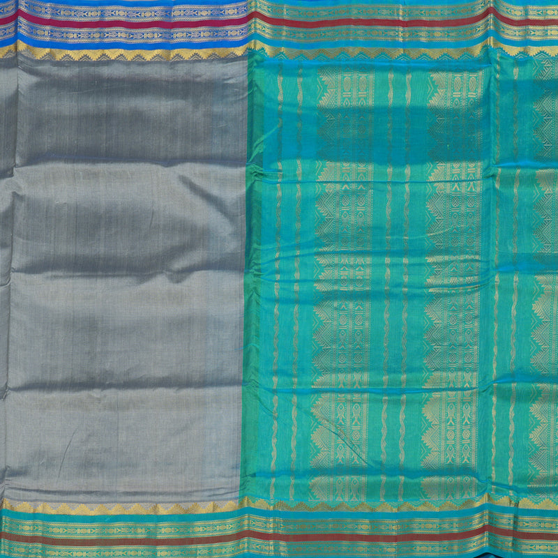 Hayagrivas Handloom Ganga Jamuna Silk Cotton Saree BBD821I1-2