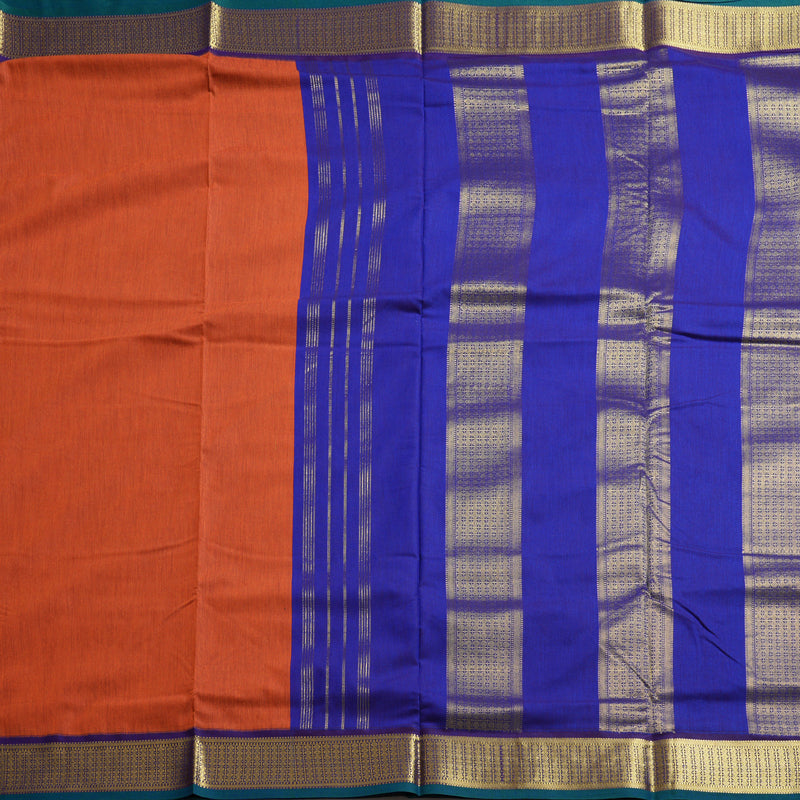 Hayagrivas Ten Yards Semi Silk Saree BBD835I21-1