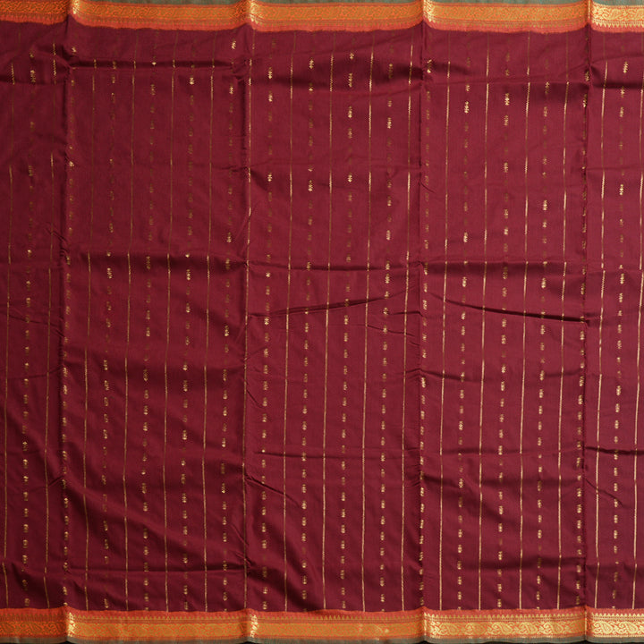 Hayagrivas Ten Yards Semi Silk Saree BBD835I26-5