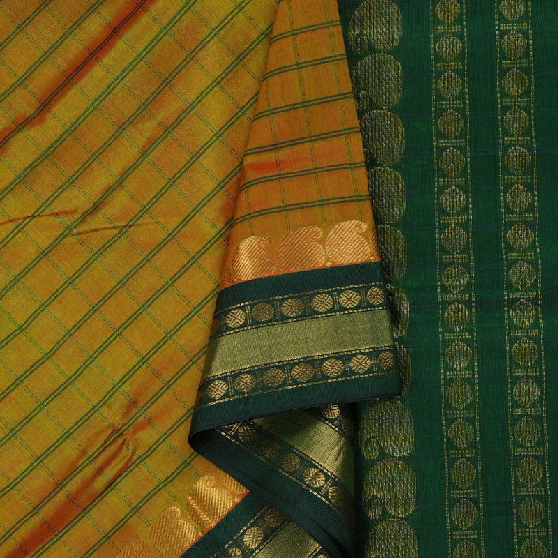 Hayagrivas Handloom Korvai Silk Cotton Saree BBD837I13-1