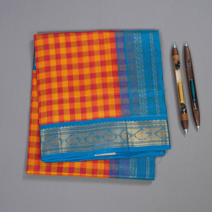 Hayagrivas Handloom Pure Silk Cotton Saree BBD837I15-1