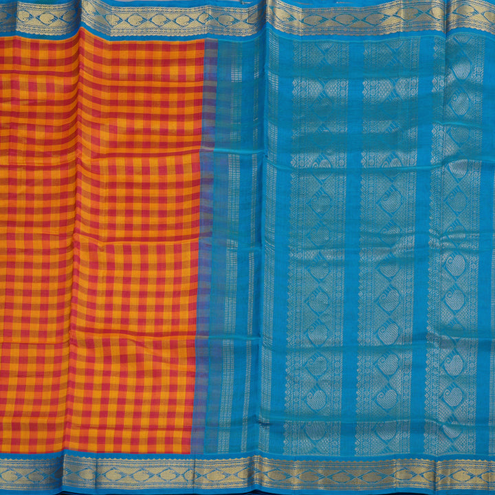 Hayagrivas Handloom Pure Silk Cotton Saree BBD837I15-1