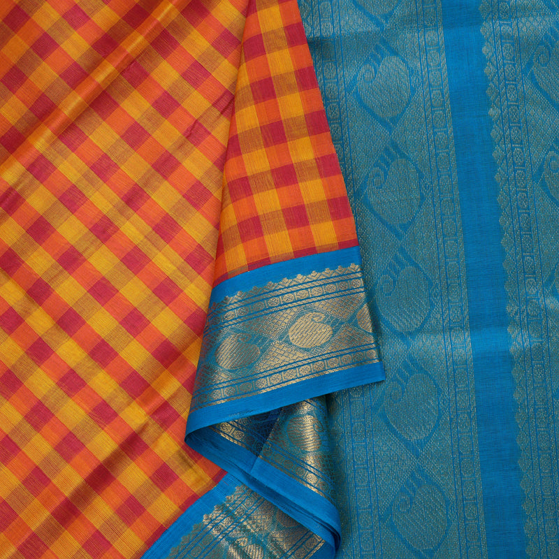 Hayagrivas Handloom Pure Silk Cotton Saree BBD837I15-1