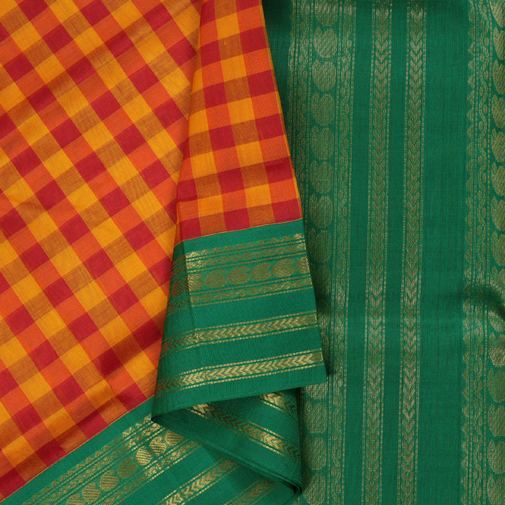 Hayagrivas Handloom Korvai Silk Cotton Saree BBD837I15-6