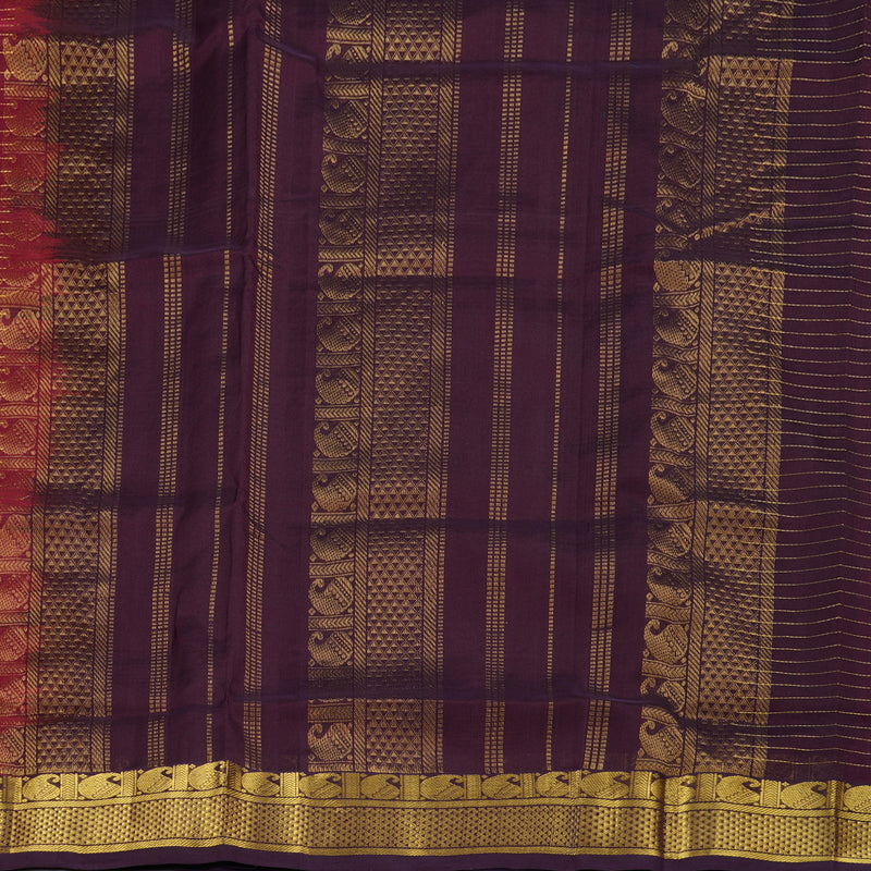 Hayagrivas Handloom Silk Cotton Saree BBD837I3-6