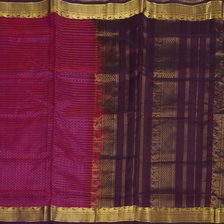 Hayagrivas Handloom Silk Cotton Saree BBD837I3-6