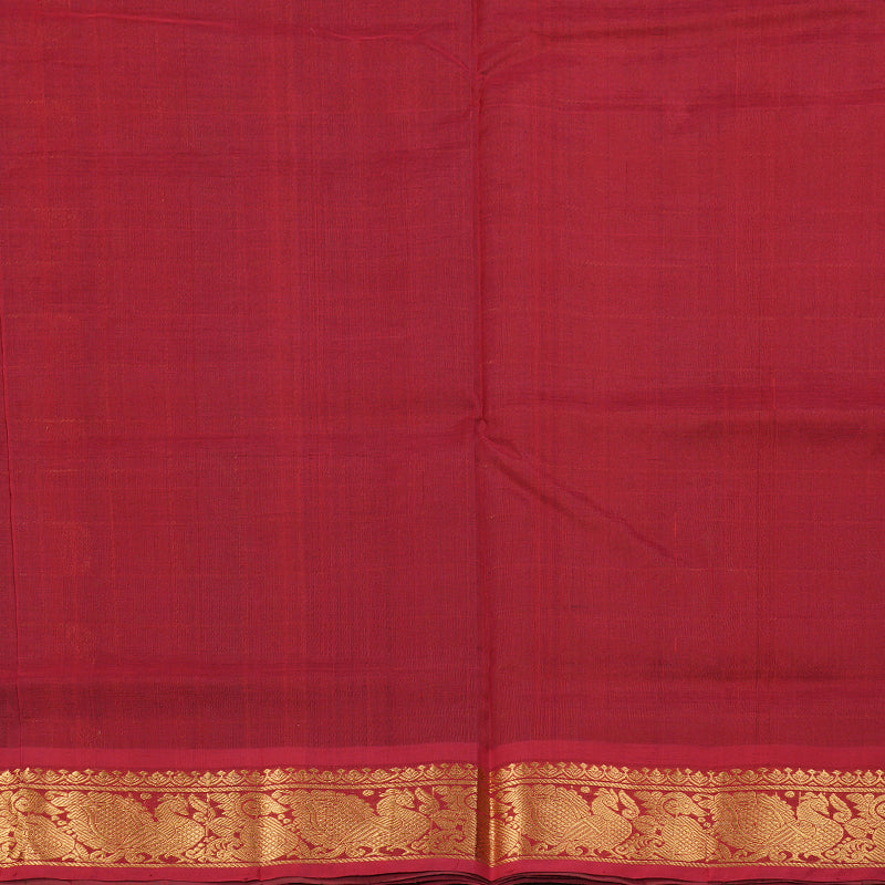 Hayagrivas Handloom Jari Checks Silk Cotton Saree BBD837I4-5