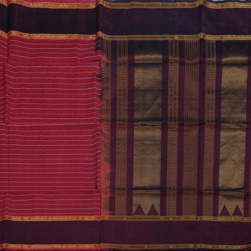 Hayagrivas Handloom Veldhari - Retta Pettu Silk Cotton Saree BBD838I10-3