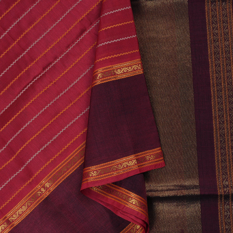 Hayagrivas Handloom Veldhari - Retta Pettu Silk Cotton Saree BBD838I10-3