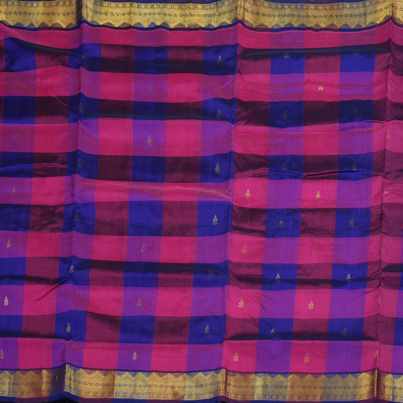 Hayagrivas Handloom Ten Yards Silk Cotton Saree BBD838I14-2