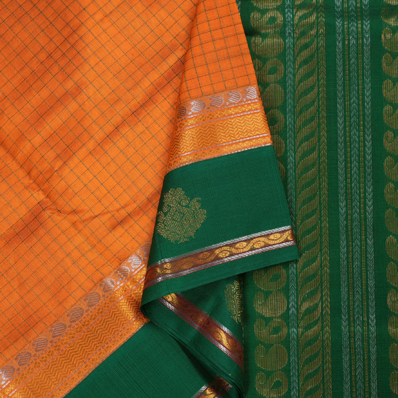 Hayagrivas Handloom Korvai Silk Cotton Saree BBD838I7-2